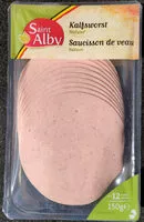 Mängden socker i Saucisson de veau nature