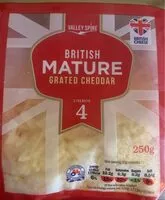 Mängden socker i British mature grated cheddar