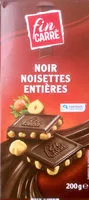 Mängden socker i Chocolat noir Noisettes entières