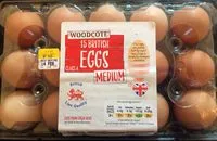 Mängden socker i 15 British eggs - class A - medium