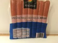 Mängden socker i Salchichas Cocidas De Pollo