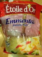 Mängden socker i Emmental français râpé