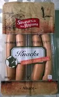Mängden socker i Knacks qualité supérieure