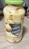 Mängden socker i Kartoffeln in Scheiben