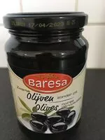 Mängden socker i Baresa Geschwärzte Oliven