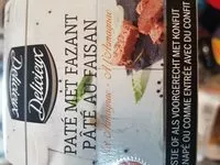 Mängden socker i Pâté au faisan