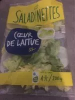 Mängden socker i Coeur de laitue