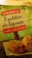 Mängden socker i Freshona galettes de légumes