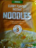 Mängden socker i Curry flavour instant noodles