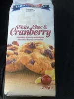Mängden socker i White Chocolate & Cranberry Cookies