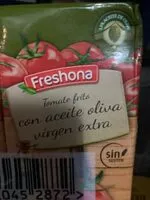 Mängden socker i Tomate frito con aceite de oliva virgen extra