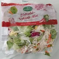Mängden socker i Blattsalat Rohkost Mix