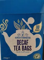 Mängden socker i Decaf tea bags