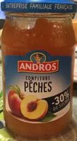 Mängden socker i Confiture peches