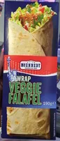 Mängden socker i Wrap Veggie Falafel légumes