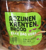 Mängden socker i Rozijnen krenten brood