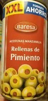 Mängden socker i Aceitunas manzanilla rellenas pimiento