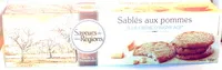 Mängden socker i Sablés aux pommes à la crème d'Isigny AOP