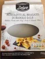 Mängden socker i Agnolotti al brasato di barolo