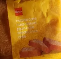 Mängden socker i Cake nature