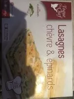 Mängden socker i Lasagne chevre epinards