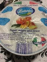 Mängden socker i Yogurt magro alla pesca