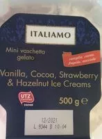 Mängden socker i Mini vaschetta gelato