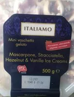 Mängden socker i Mini vaschetta gelato