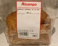 Mängden socker i Pan de molde 99,5% integral de trigo