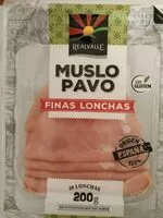 Mängden socker i Muslo Pavo Realvalle