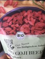 Mängden socker i Bio Gojibeeren, Getrocknet