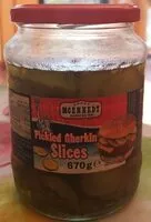 Mängden socker i Pickled gherkin slices