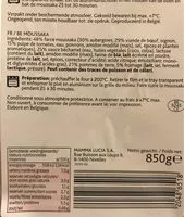 Mängden socker i Moussaka