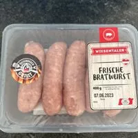 Mängden socker i Frische Bratwurst