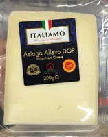 Mängden socker i Asiago Allevo DOP (33,9% MG)