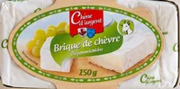 Mängden socker i Brique de chèvre Ziegenweichkäse