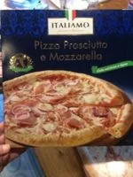 Mängden socker i Pizza Prosciutto e Mozzarella