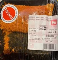 Mängden socker i Cordon bleu mozzarella