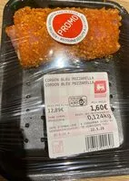 Mängden socker i Cordon bleu mozzarella