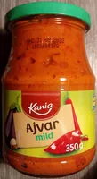 Mängden socker i Kania Ajvar mild