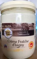 Mängden socker i Crème Fraîche d'Isigny