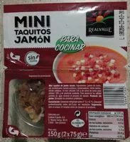 Mängden socker i Mini taquitos jamón