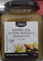 Mängden socker i Mermelada de Kiwi, mango y maracuyá