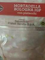 Mängden socker i Mortadella bologna igp con pistacchi