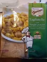 Mängden socker i Tagliatelle con funghi porcino