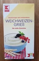 Mängden socker i Weichweizengrieß für süße Gerichte