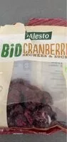 Mängden socker i Bio Cramberries séchées et sucrées