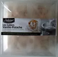 Mängden socker i IJs Cubics Vanille-Pistache