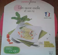 Mängden socker i Colin sauce oseille et son riz