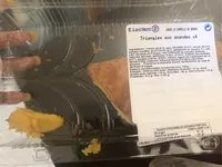 Mängden socker i Triangle aux amandes